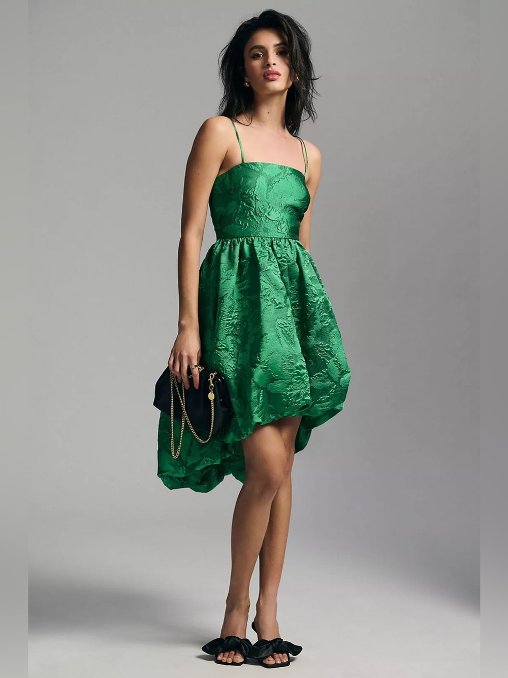 Anthropologie Jacquard Bubble Dress